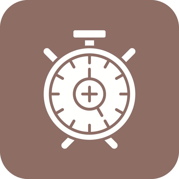 Añadir imagen vectorial del icono de alarma Se puede usar para la hora y la fecha