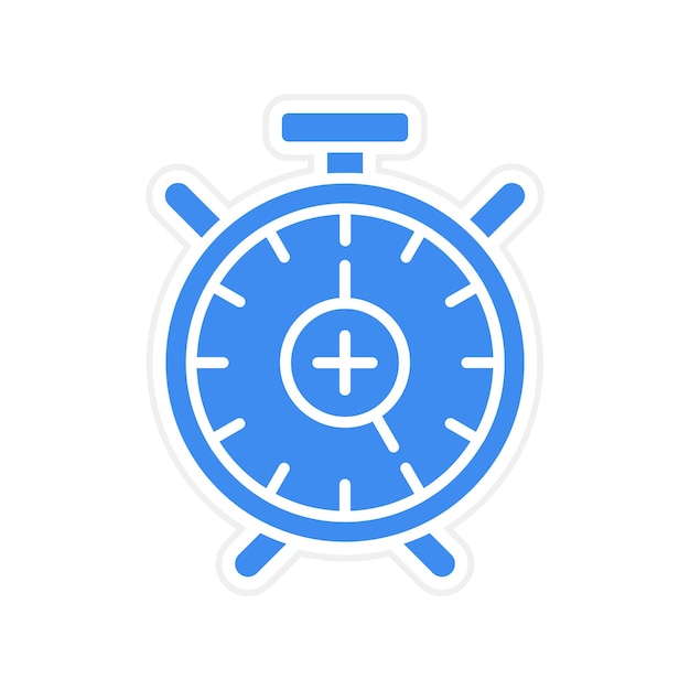 Añadir imagen vectorial del icono de alarma Se puede usar para la hora y la fecha
