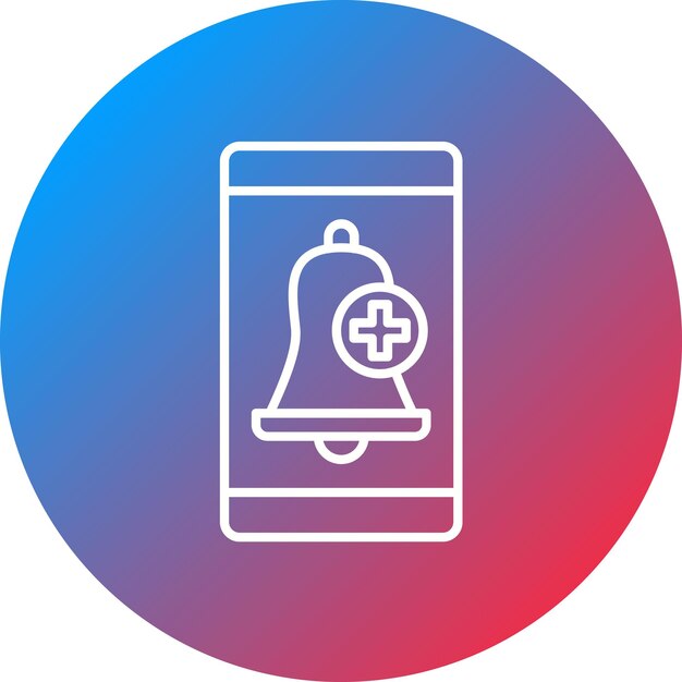 Añadir imagen vectorial de icono de alarma Se puede utilizar para la interfaz de usuario móvil