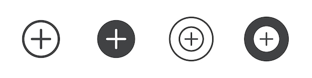 Añadir nuevo icono contorno de logotipo vectorial