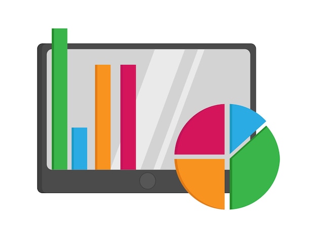 Vector análisis de datos análisis de negocios vector de ciencia de datos