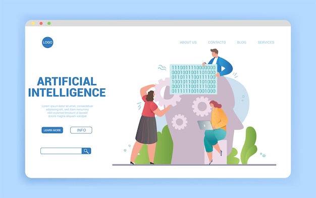 Análisis de datos ciencia inteligencia artificial aprendizaje automático tablero de instrumentos metáfora abstracta grandes datos