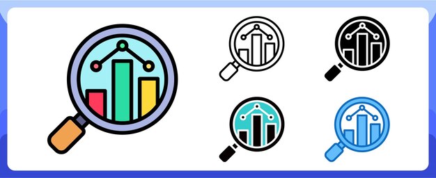 Análisis de datos y concepto de crecimiento empresarial