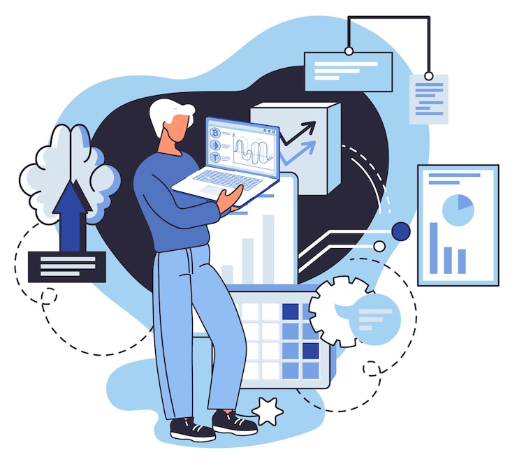 Vector análisis de datos de inteligencia empresarial obtención de información analítica para la toma de decisiones comerciales estratégicas resolución de problemas para obtener resultados herramientas de gestión desarrollo de estrategias empresariales