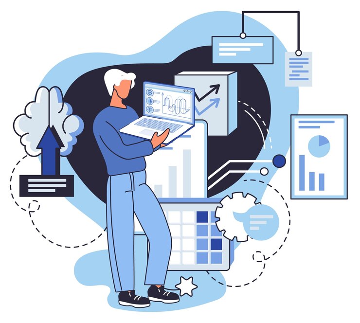 Vector análisis de datos de inteligencia empresarial obtención de información analítica para la toma de decisiones comerciales estratégicas resolución de problemas para obtener resultados herramientas de gestión desarrollo de estrategias empresariales