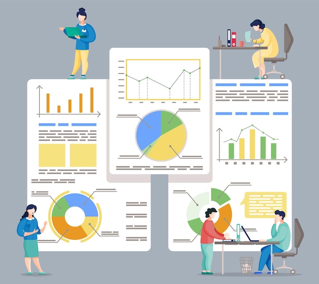 Análisis de datos de personas ocupadas en los colegas de la oficina que se comunican durante el trabajo