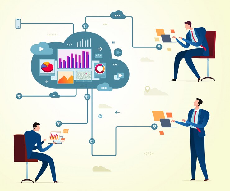 Vector análisis de datos y programador web.