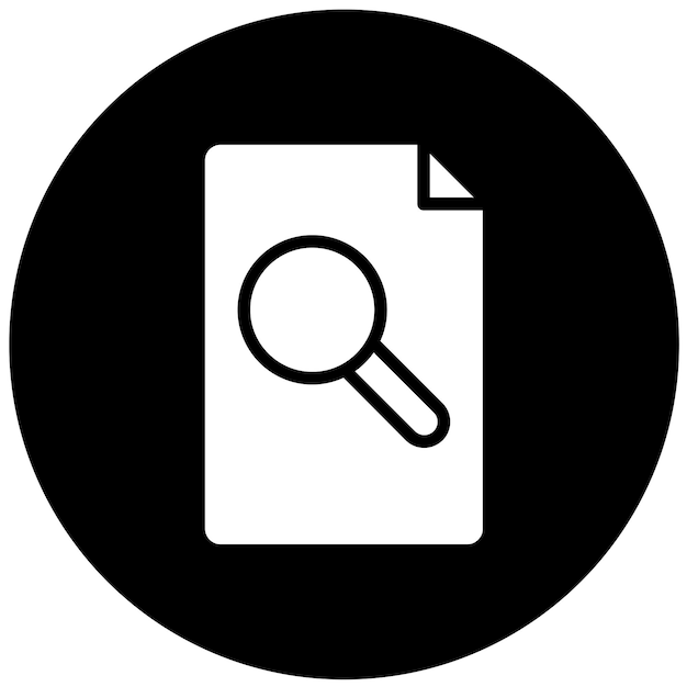 Análisis de estudio de diseño vectorial Estilo de icono