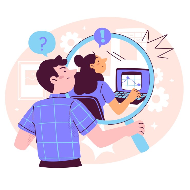 Vector análisis de la ilustración del concepto del problema
