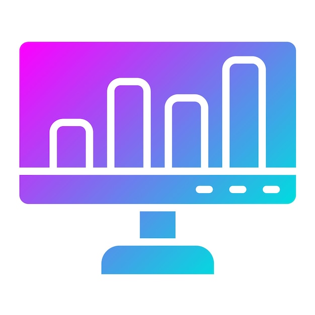 Análisis Ilustración del diseño del icono vectorial