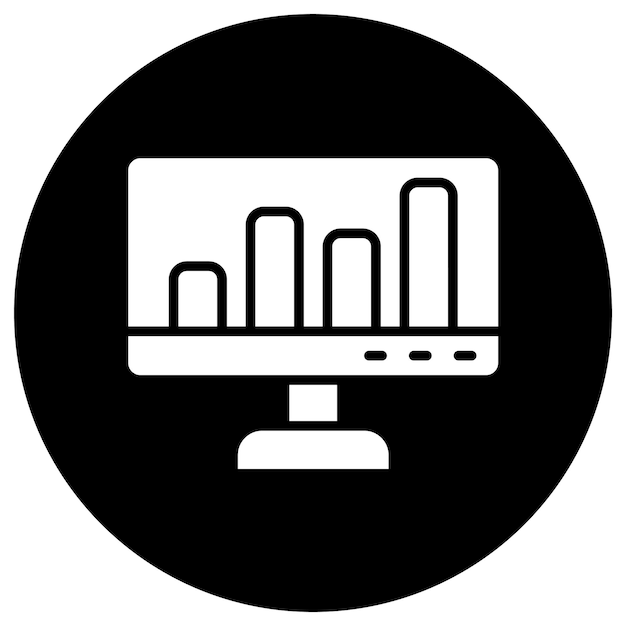 Análisis Ilustración del diseño del icono vectorial