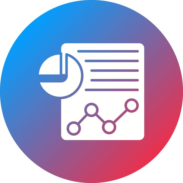 Análisis de la imagen vectorial del icono Se puede utilizar para el marketing digital