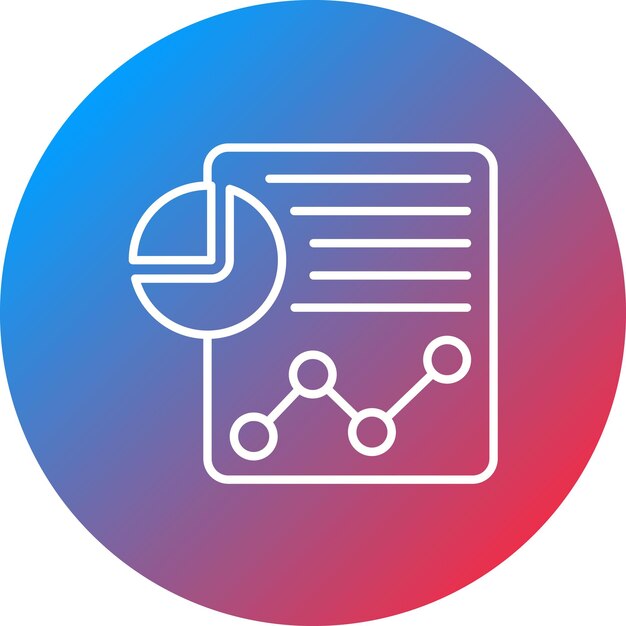 Análisis de la imagen vectorial del icono Se puede utilizar para el marketing digital