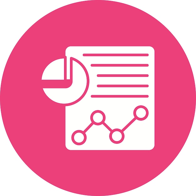 Análisis de la imagen vectorial del icono Se puede utilizar para el marketing digital