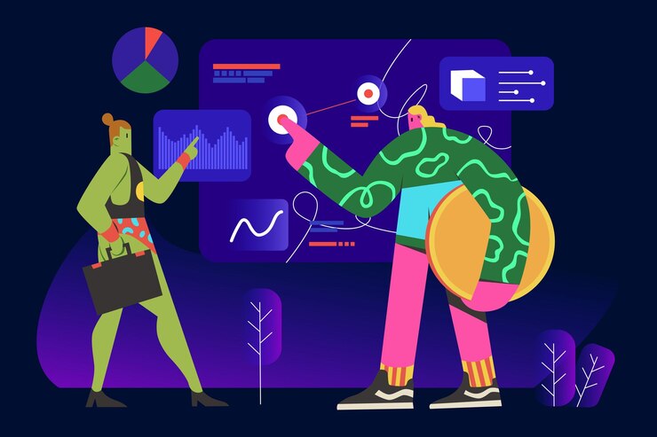 Vector análisis del mercado de bitcoins