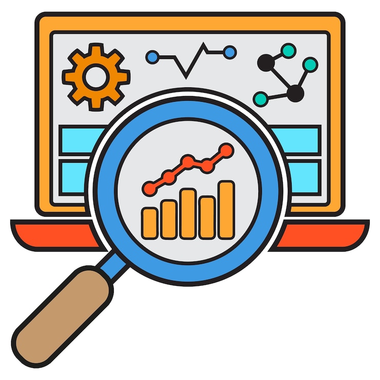 Análisis o análisis de recursos humanos, también conocido como People Analytics, para la ilustración de vectores de recursos humanos