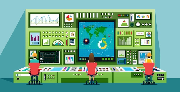 Vector los analistas analizan datos y gestionan los controles de forma segura