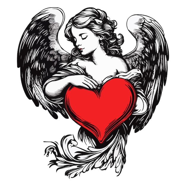 Ángel con corazón