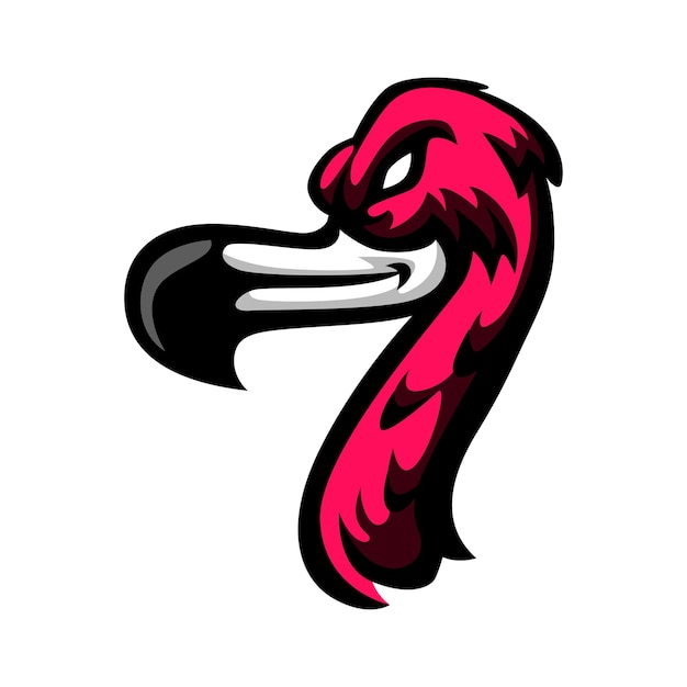 Angry Head Flamingo es el logotipo de Vector.