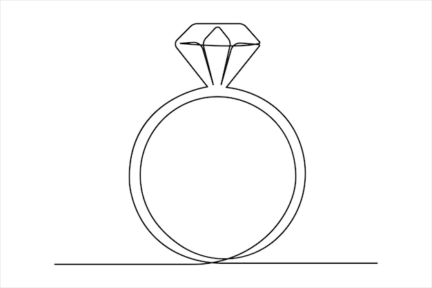 un anillo que tiene un diamante