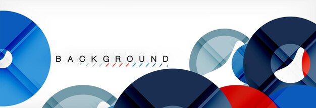 Anillos coloridos en fondo gris diseño moderno de patrones geométricos modelo de presentación de negocios o tecnología vectorial folleto o patrón de folleto o banner web geométrico