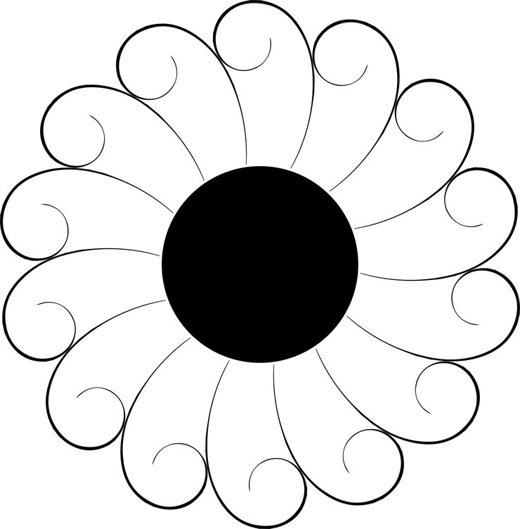 Vector anillos de rellamada de mandala creativo