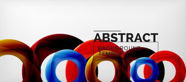 Anillos vectoriales de fondo abstracto