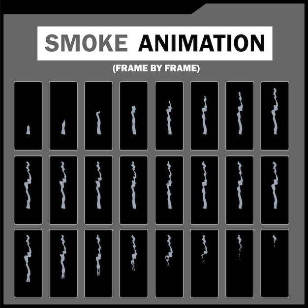 Animación de humo cuadro por cuadro