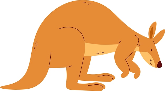 El animal canguro se queda