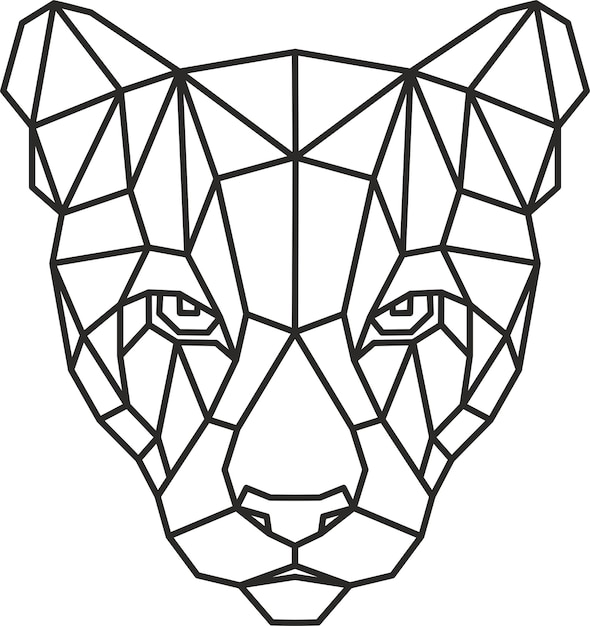 animal geométrico abstracto