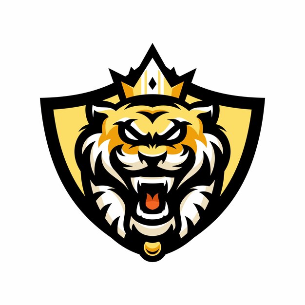 Animal Head - tigre - vector logo / icono ilustración mascota