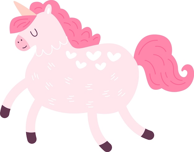 El animal mágico del unicornio