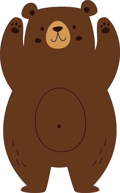 Animal oso que agita