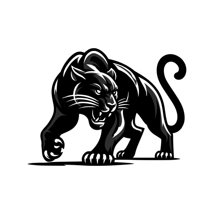 El animal de la pantera negra