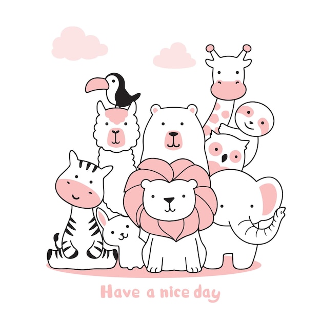 Animales bonitos. Que tenga un lindo día
