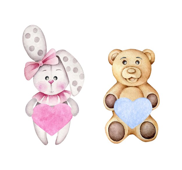 animales con corazones