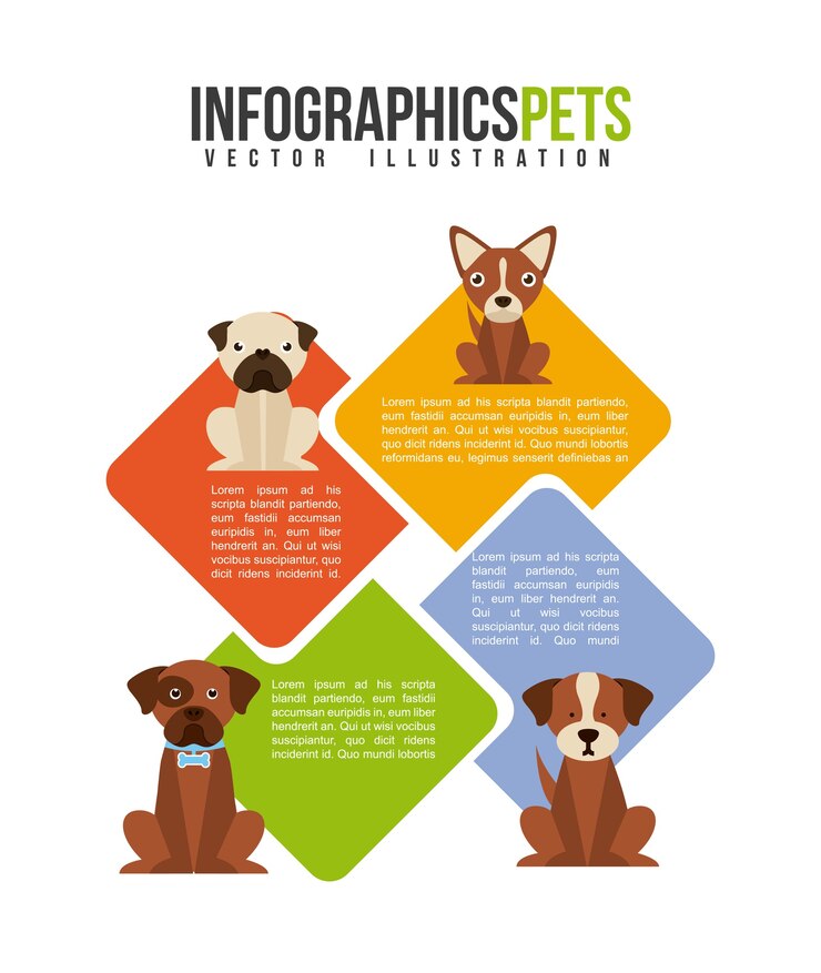 Vector los animales domésticos
