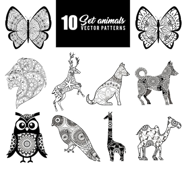 Animales con estilo boho piel
