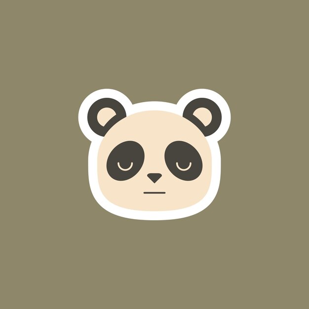 Animales lindos en estilos de dibujos animados tradicionales Pegatinas de estilo