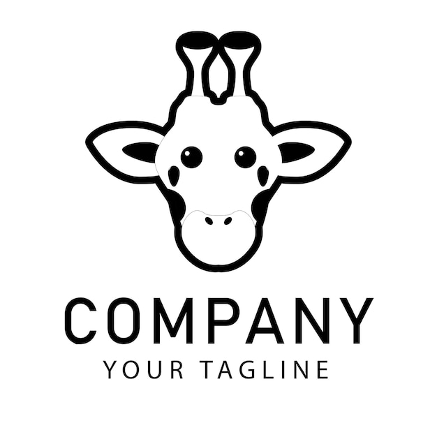 Animales lindos Vector de logotipo Vector editable