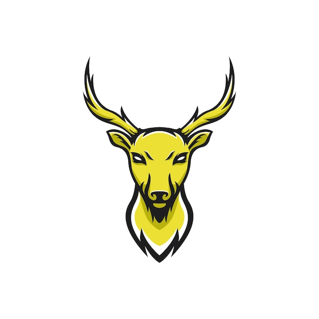 Animales de logo de venado