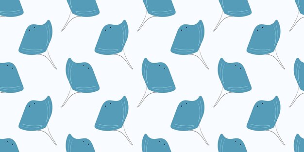 animales marinos ballenas medusas rampa coral animales marinos peces Doodle vector patrón sin costuras
