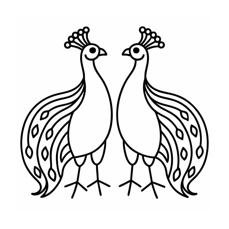 Vector animales que juegan páginas para colorear animales divertidos que juegan contorno para niños libro