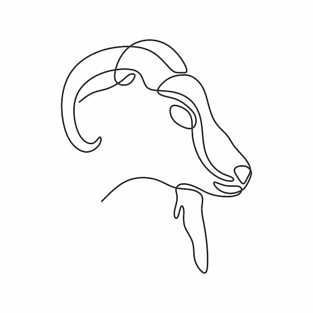 animales de sacrificio para eid aladha dibujo continuo arte de una sola línea