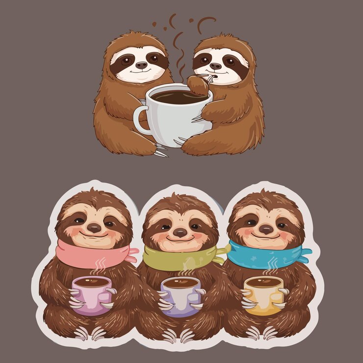 Vector los animales son muy bonitos.