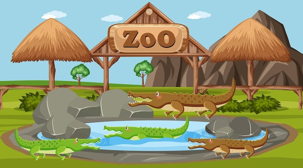 animales en el zoologico