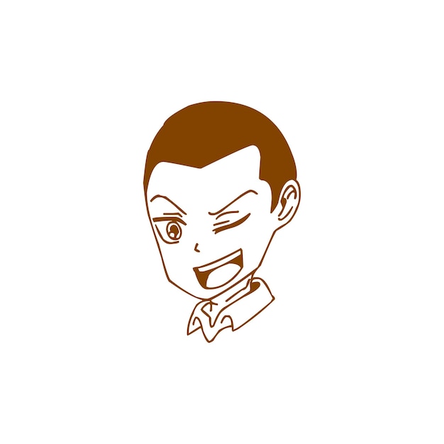 Anime Attack on Titan Face Vector (Ataque contra el rostro de Titán)