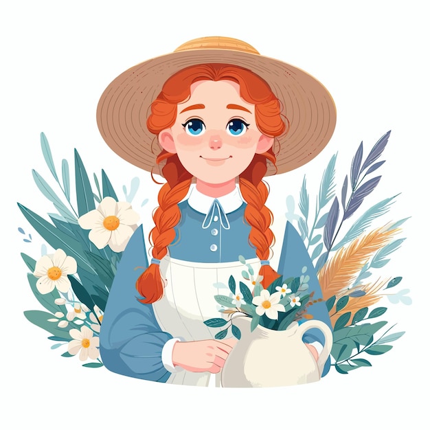 Vector anne de green gables