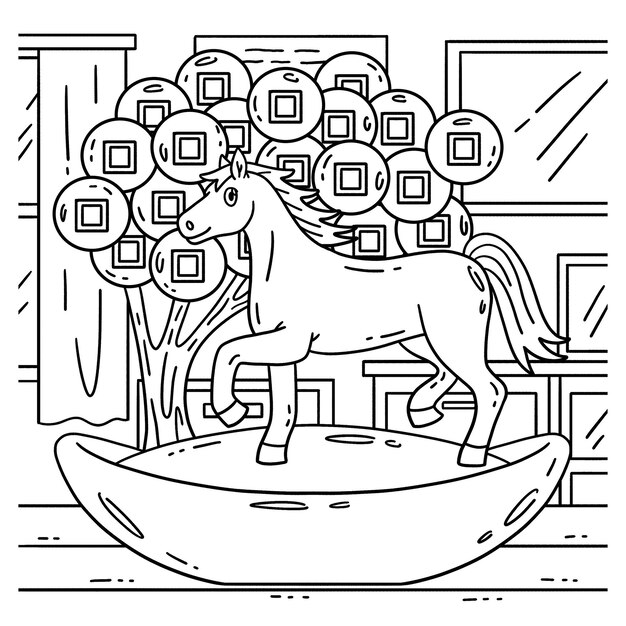 El año del caballo 2026 y el árbol de la moneda