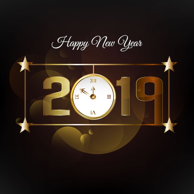 Año nuevo 2019 fondo